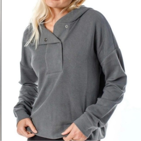 Vuori Bayview Thermal Pullover Sweater in Shale Gray Size Small - Picture 11 of 11